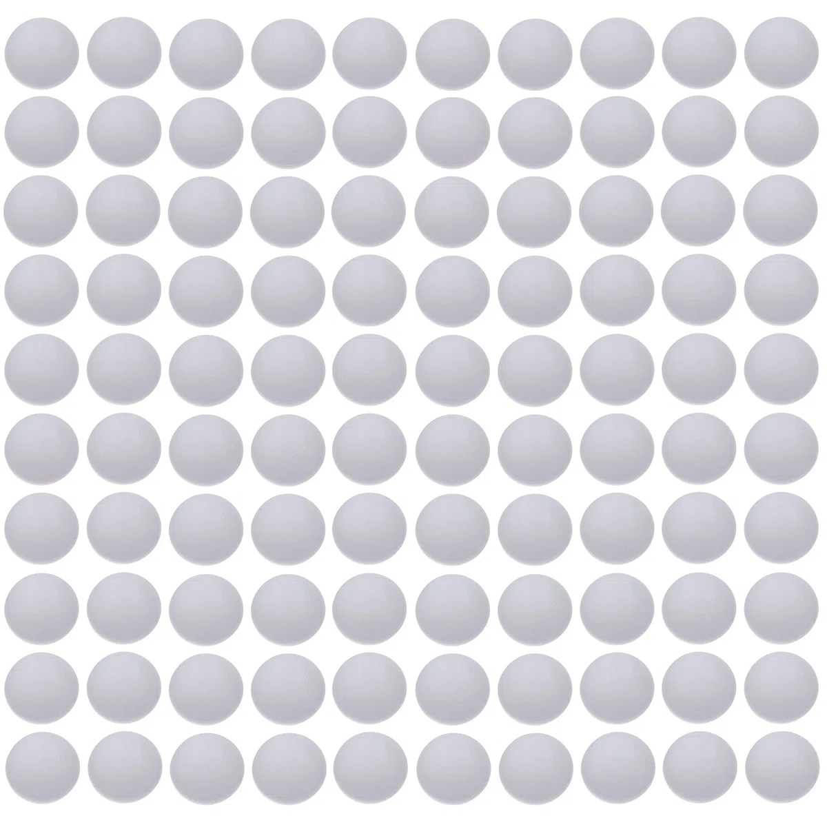 Tappi di Plastica Bianca per Viti con Testa Phillips, Pozidriv, Square-X Head Copriviti in Plastica per Viti Per Legno (Quqntità da 100 pezzi) Taglia - 12mm