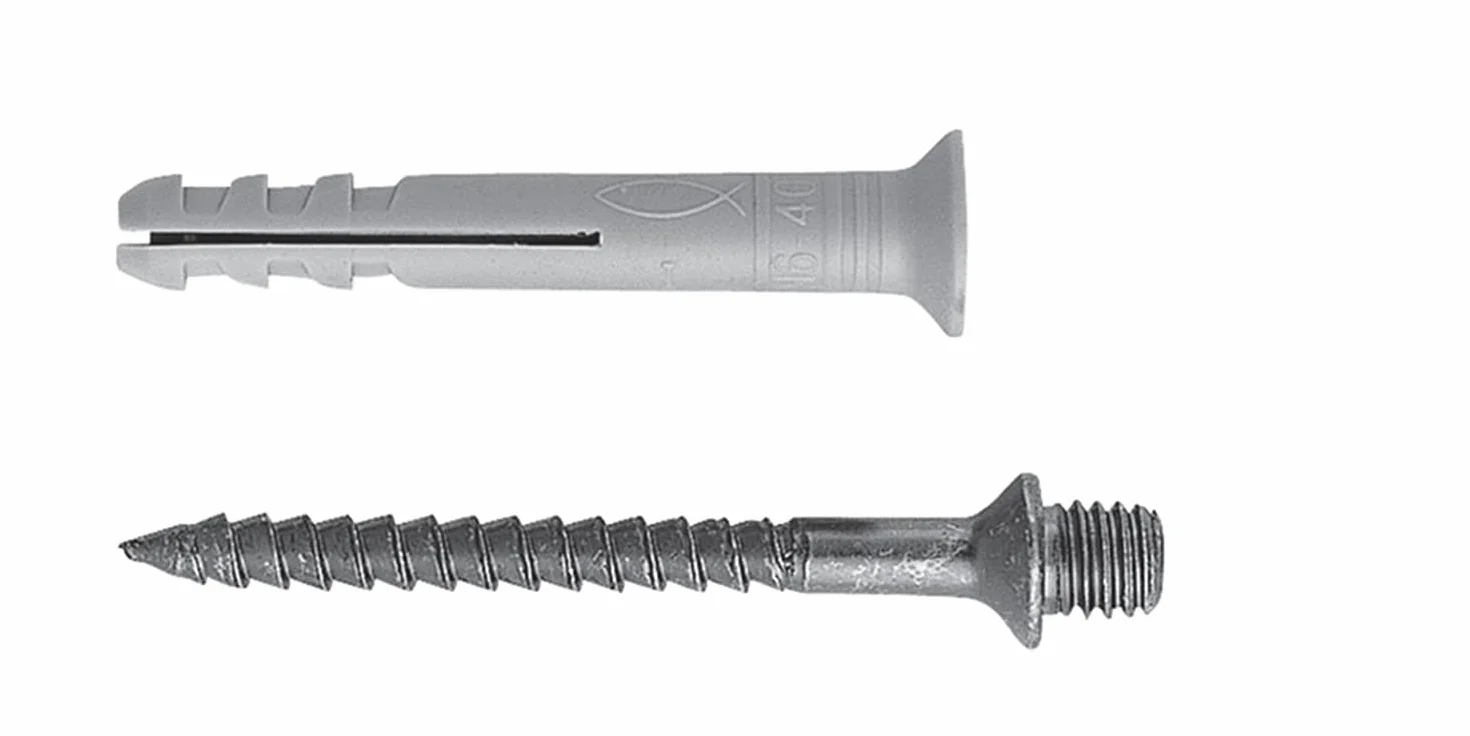 Fischer tasselli a percussione N 6x40/10 S con vite a chiodo M6 (50 Pz.)