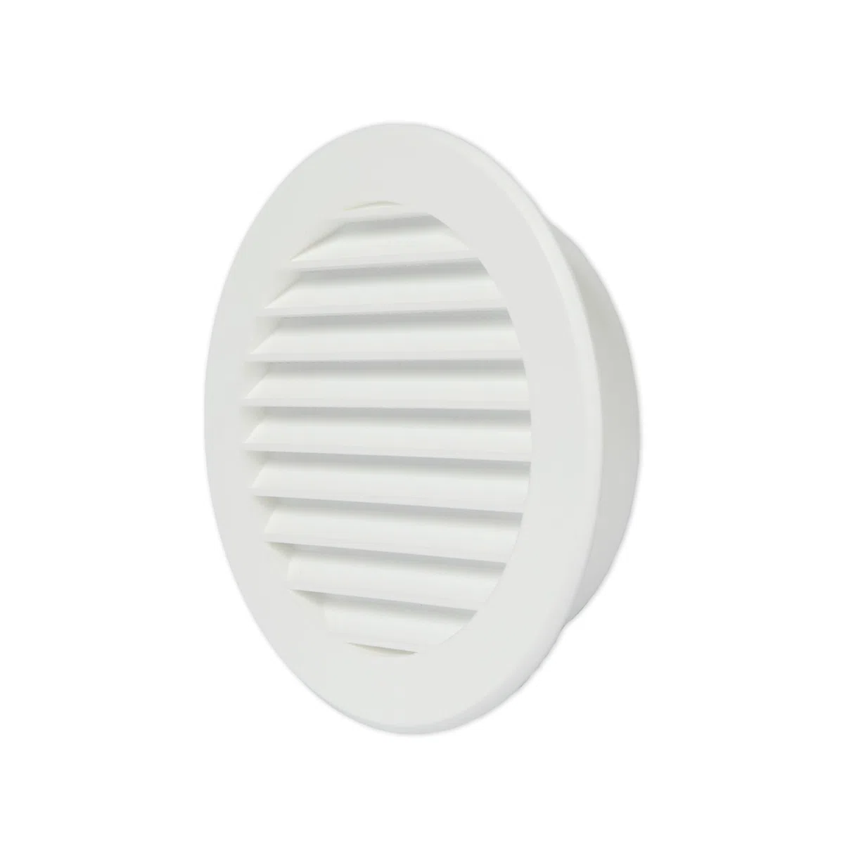 Vent Systems Copertura per sfiato a soffitto bianca da 10 cm – Feritoia rotonda per sfiato – Copertura per griglia – Zanzariera integrata – prese d'aria HVAC per bagno, casa, ufficio, cucina