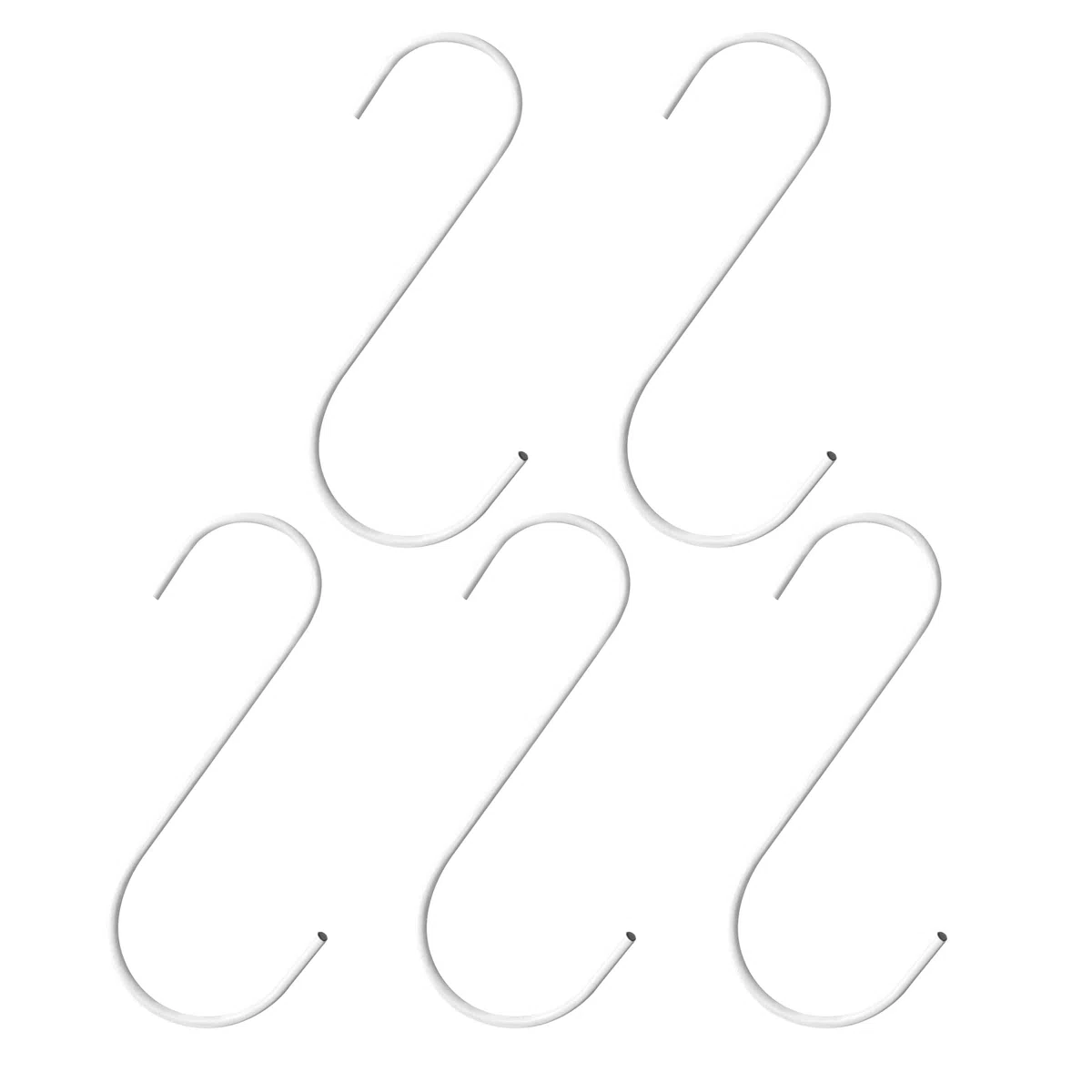 GeeRic 5PCS Ganci a Forma S, Ganci per Umidificatore per Radiatore Multifunzione Appeso Gancio in Ferro Metallo Attaccapanni per Bagno,Camera, Soggiorno,Ufficio,Cucina