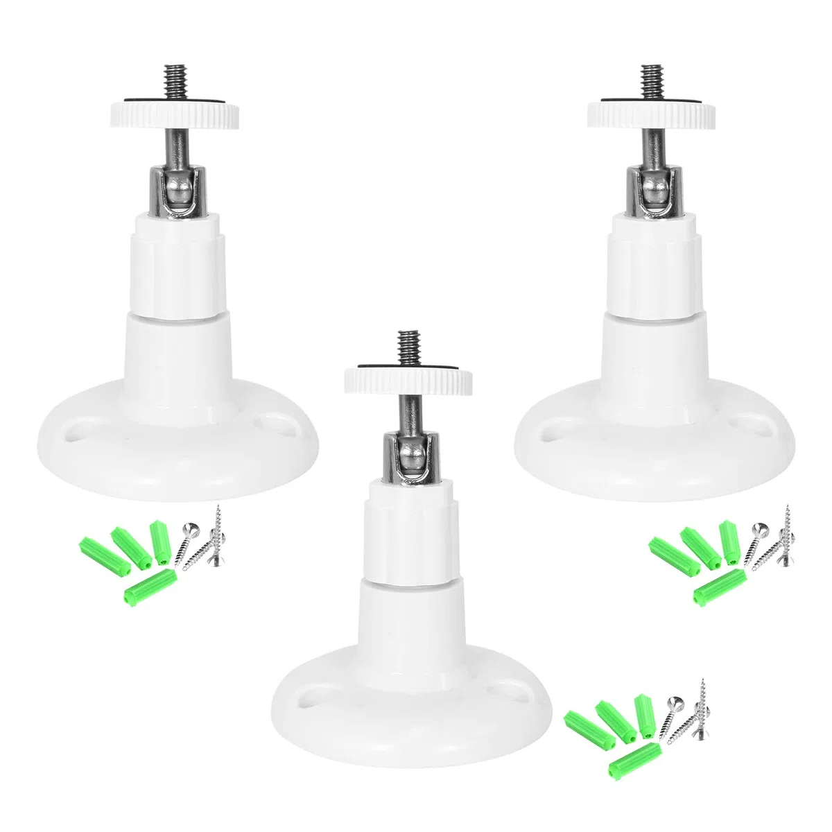 Zimoer 3 Supporto Da Parete Per Telecamere Di Sicurezza Da Interno/esterno, Supporto Da Parete Telecamera -supporto Da Soffitto Staffa Regolabile Per Arlo, Arlo Pro E Altri Modelli Compatibili