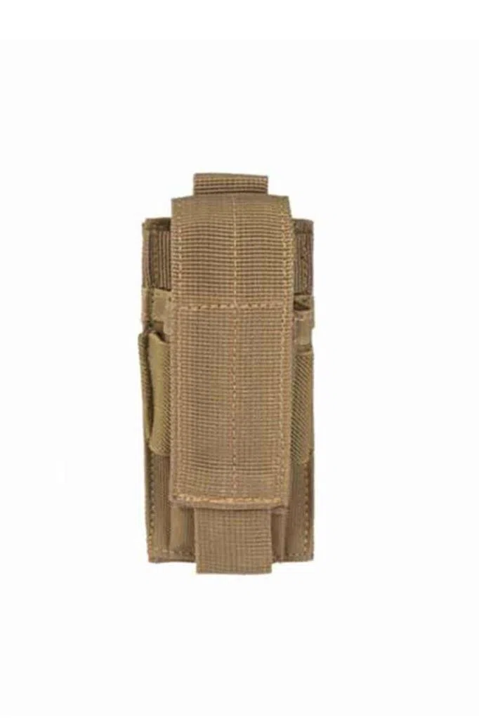 Miltec - Porta-caricatore 9 mm, semplice, nero