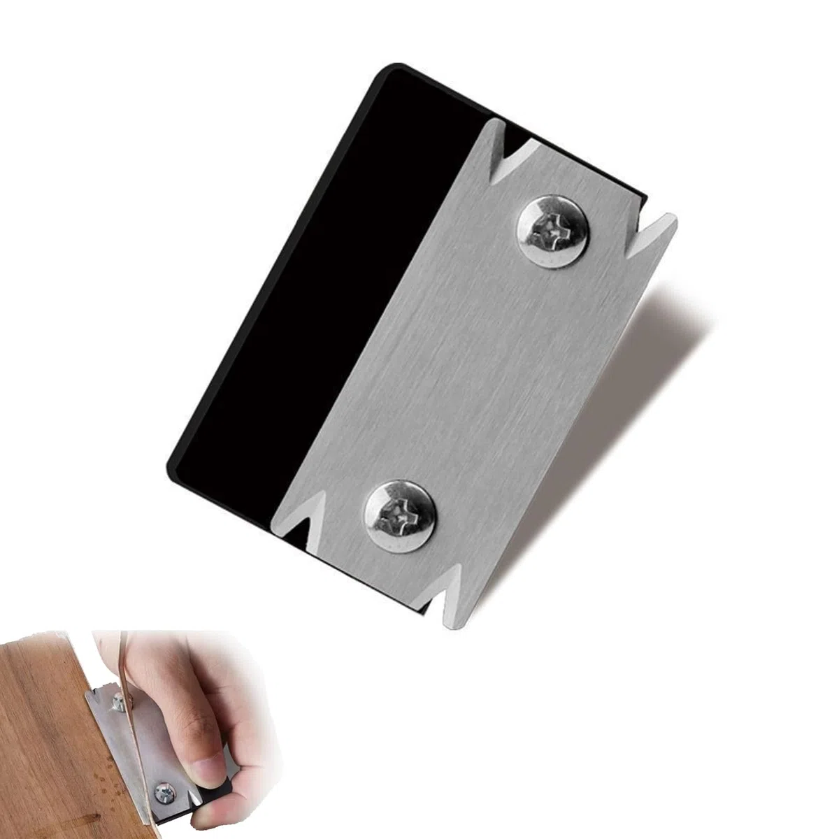 Taglierina per Bordi Impiallacciati, Tagliabordi Legno con Lama di Ricambio Mini Pialla Filo Spessore per Legno Taglierina Manuale Portatile per Legno PVC ABS Melamina