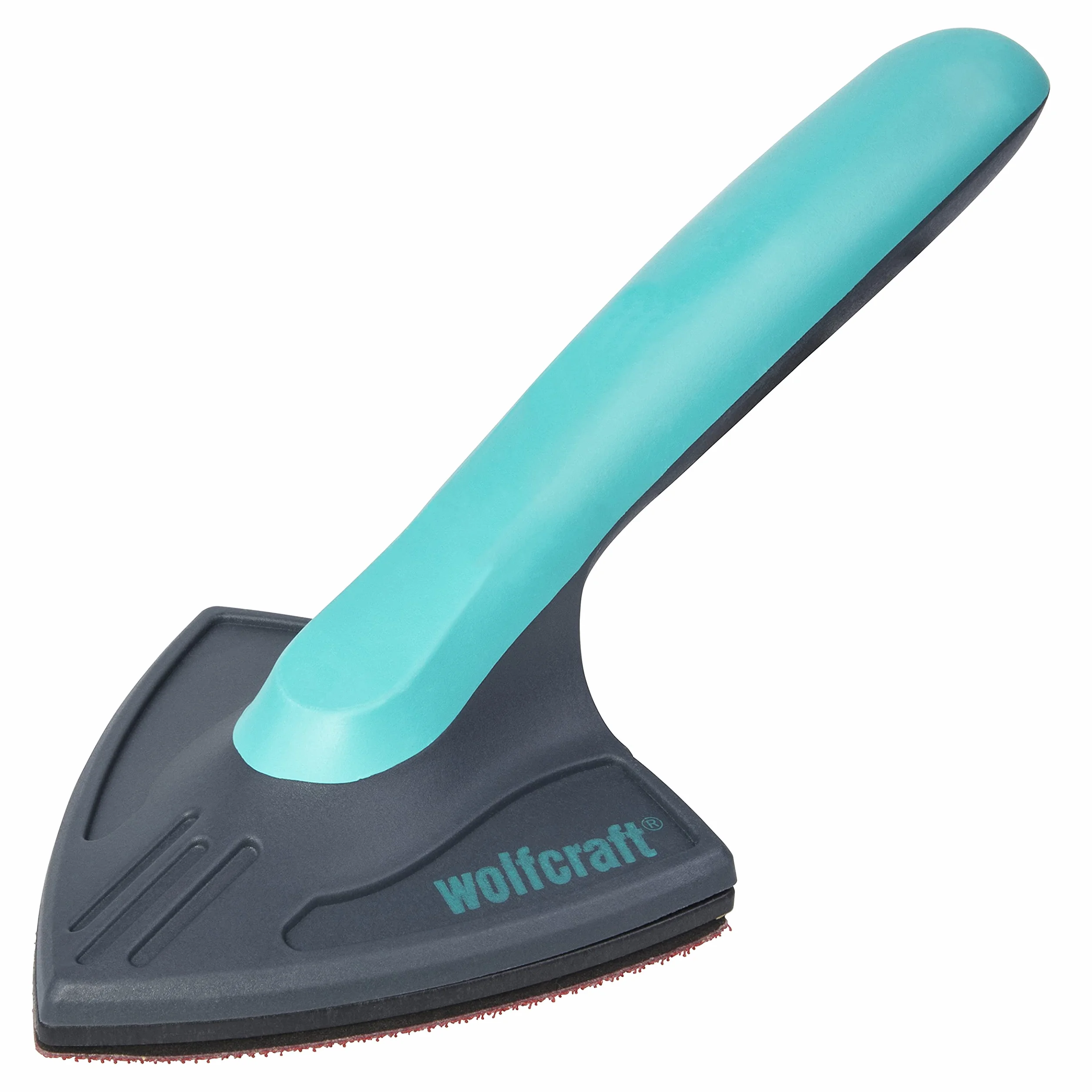 Levigatrice angolare wolfcraft - 5884000 - per angoli difficili da raggiungere e levigatura fine - con tessuto in velcro - per fogli abrasivi autoadesivi da 95 mm