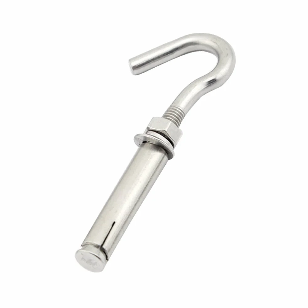 Yasorn Ganci A Vite M8 Acciaio Inox Gancio Resistente Bulloni 5pcs