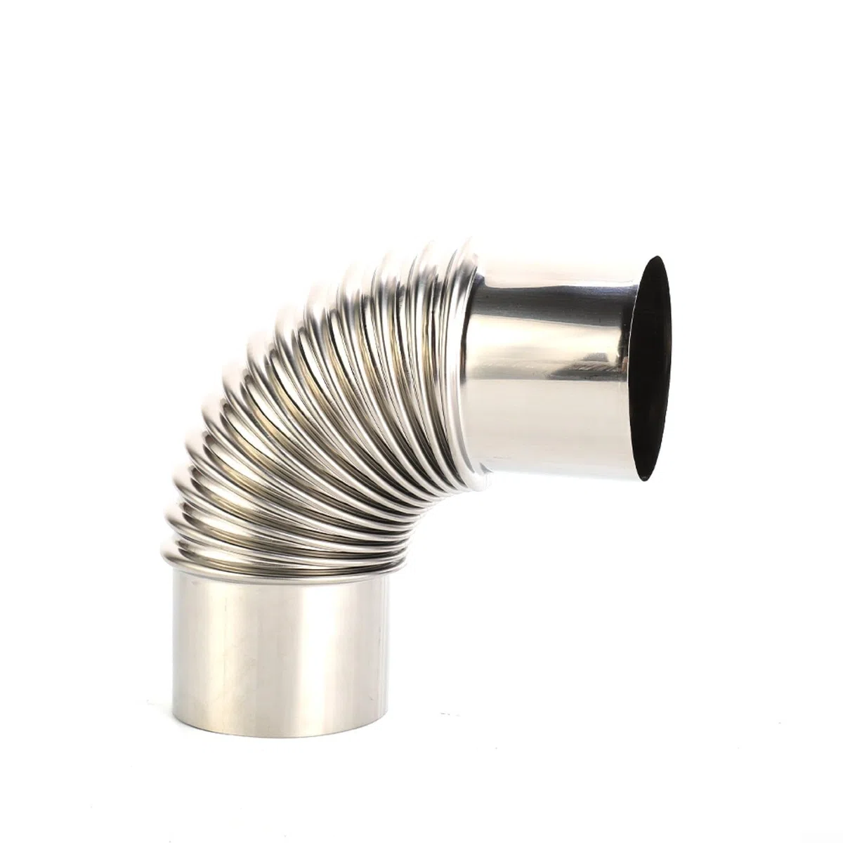 Tubo a gomito a 90° per stufa, ginocchia a gomito, resistente al calore, adatto per stufe e tubi di riscaldamento, 60/70/80 mm (80 mm)