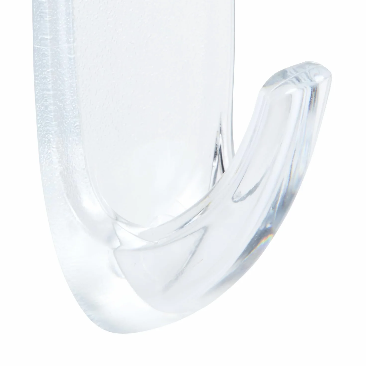 Command Ganci ovali trasparenti medi con linguette trasparenti, set di 7 ganci e 10 linguette, per appendere e decorare senza rovinare