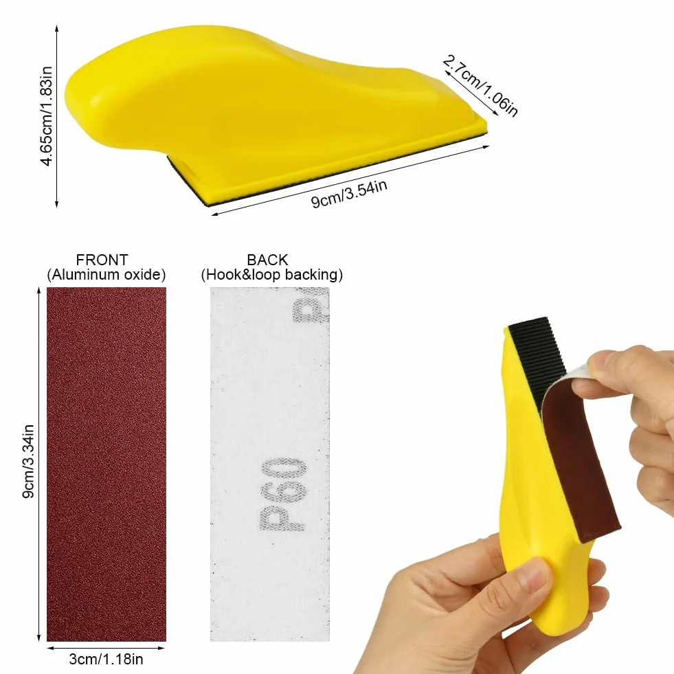 URAQT Kit da 76 Pezzi Carta Abrasiva,Carta Vetrata in Grane 120-5000,Impermeabile Levigatura a Secco e Umido Sandpaper, Adatto per Auto, Pietra, Vernice, Metallo, 9 * 3CM