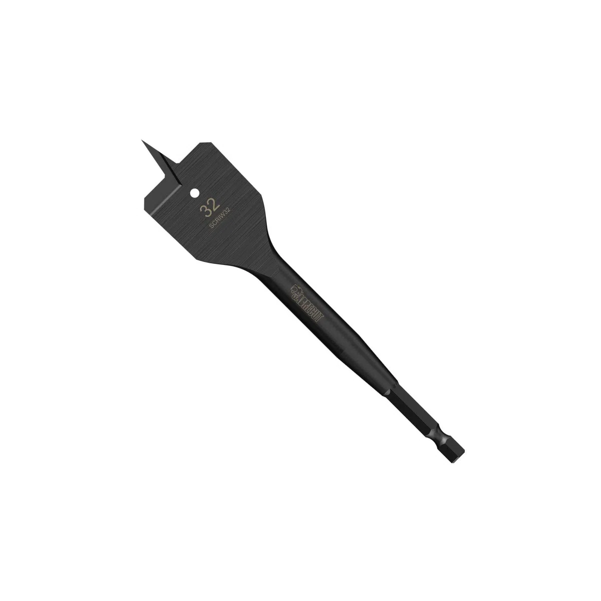 1 x SabreCut SCRIW32_1 Punta a vanga piatta per legno resistente agli urti da 32mm x 152mm per truciolato di legno duro di conifere
