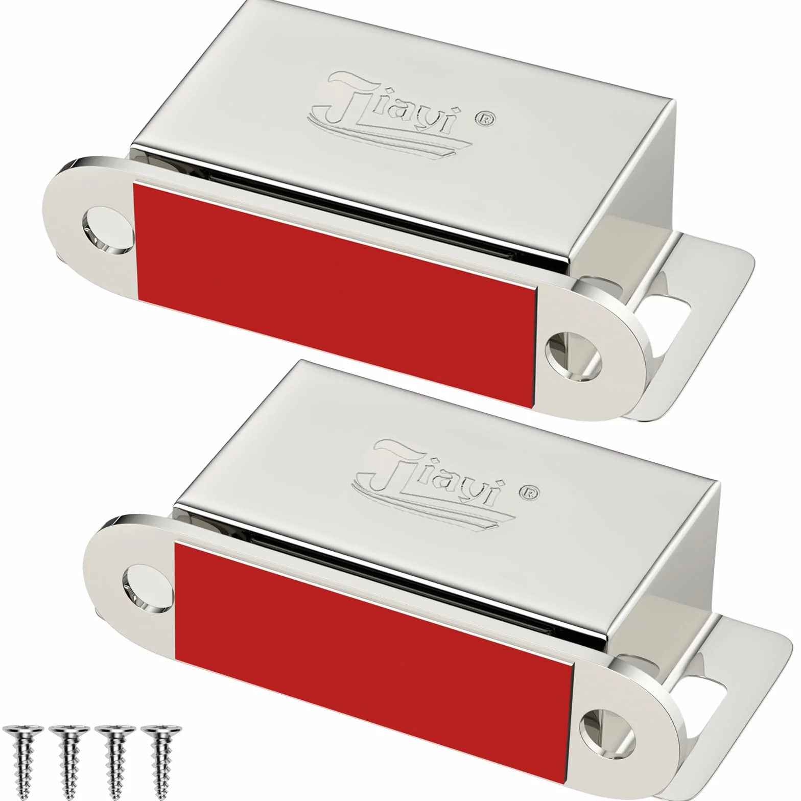 Calamite Ante Armadio Jiayi 2 Pezzi Calamita Porta Chiusura Magnetica Porta Inox 14KG Chiusure Magnetiche per Ante Mobili Magnete Chiusura per Cassetti Magneti Armadio Cucina Chiusure Chiudiporta
