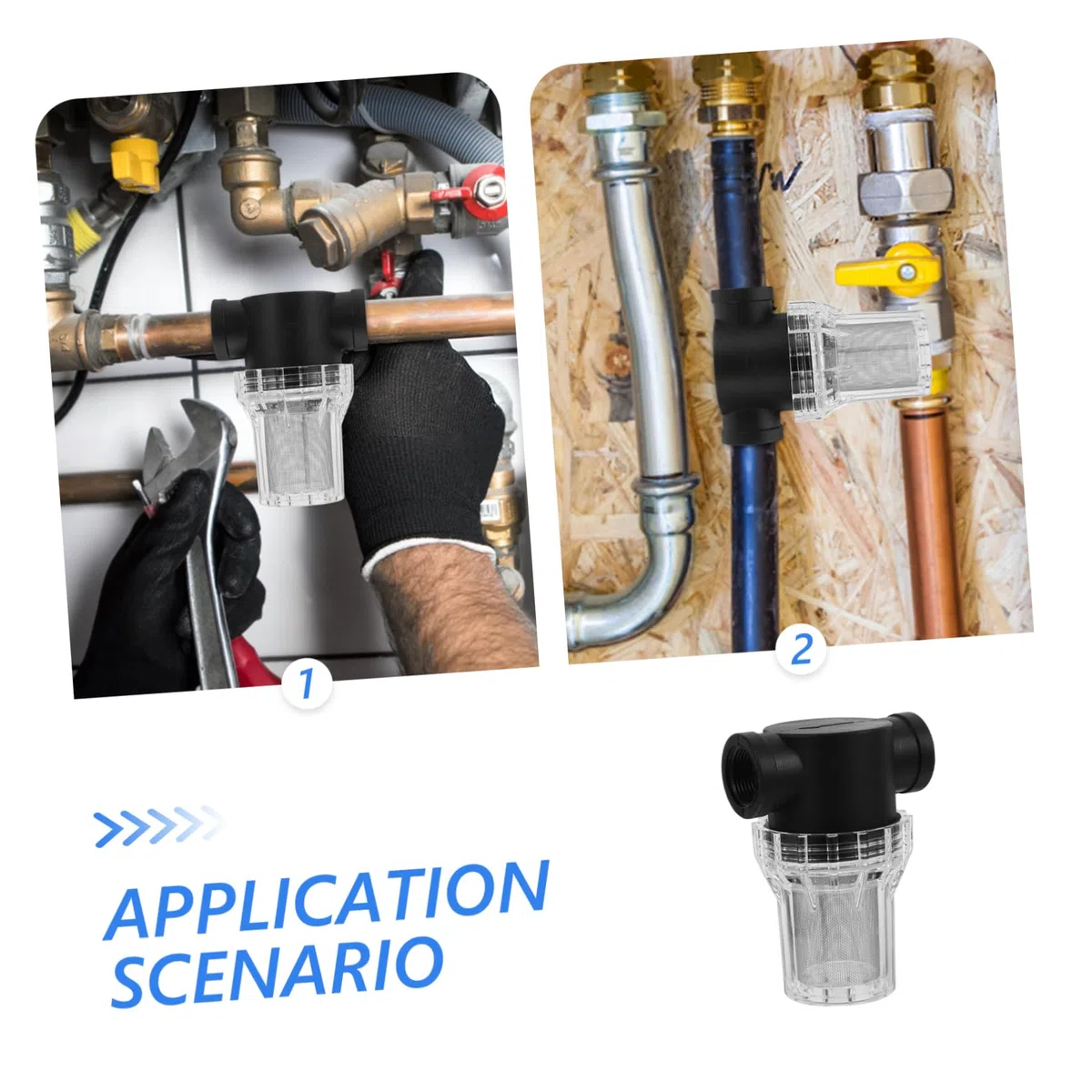 Filtro a Rete Maglie per Depuratore Acqua Accessorio Tubo Giardino per Filtrare Sedimenti e Impurità da Rubinetti