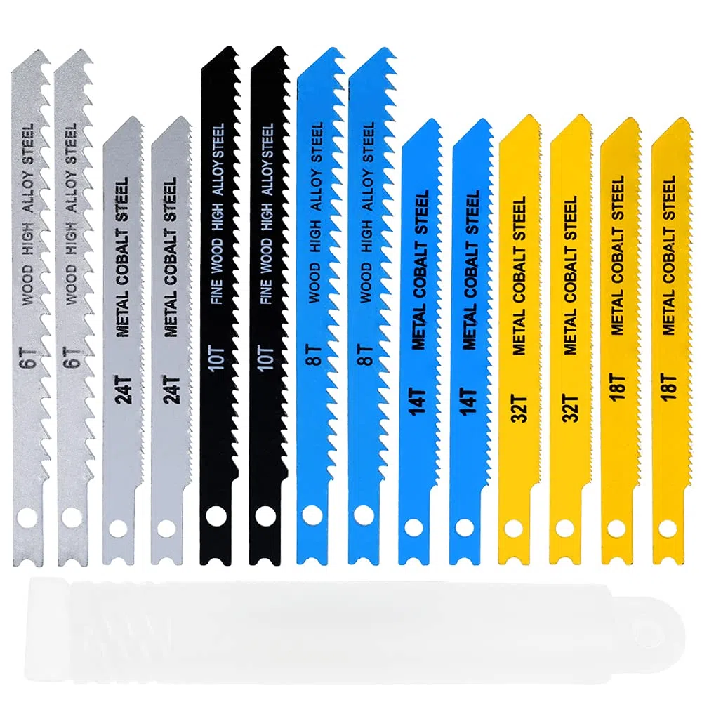 Lama multiuso per seghetto alternativo, 14 pezzi, per legno, metallo, plastica, PVC, accessori per seghetto alternativo