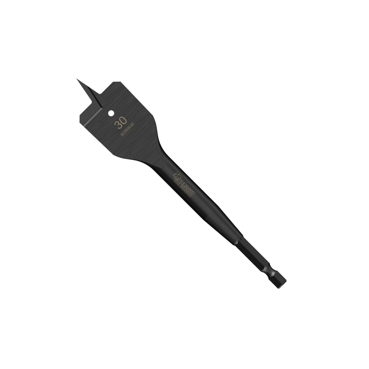 1 x SabreCut SCRIW30_1 30 mm x 152 mm Punta a forcella per legno piatta resistente agli urti compatibile con Bosch Dewalt Makita Milwaukee e molti altri