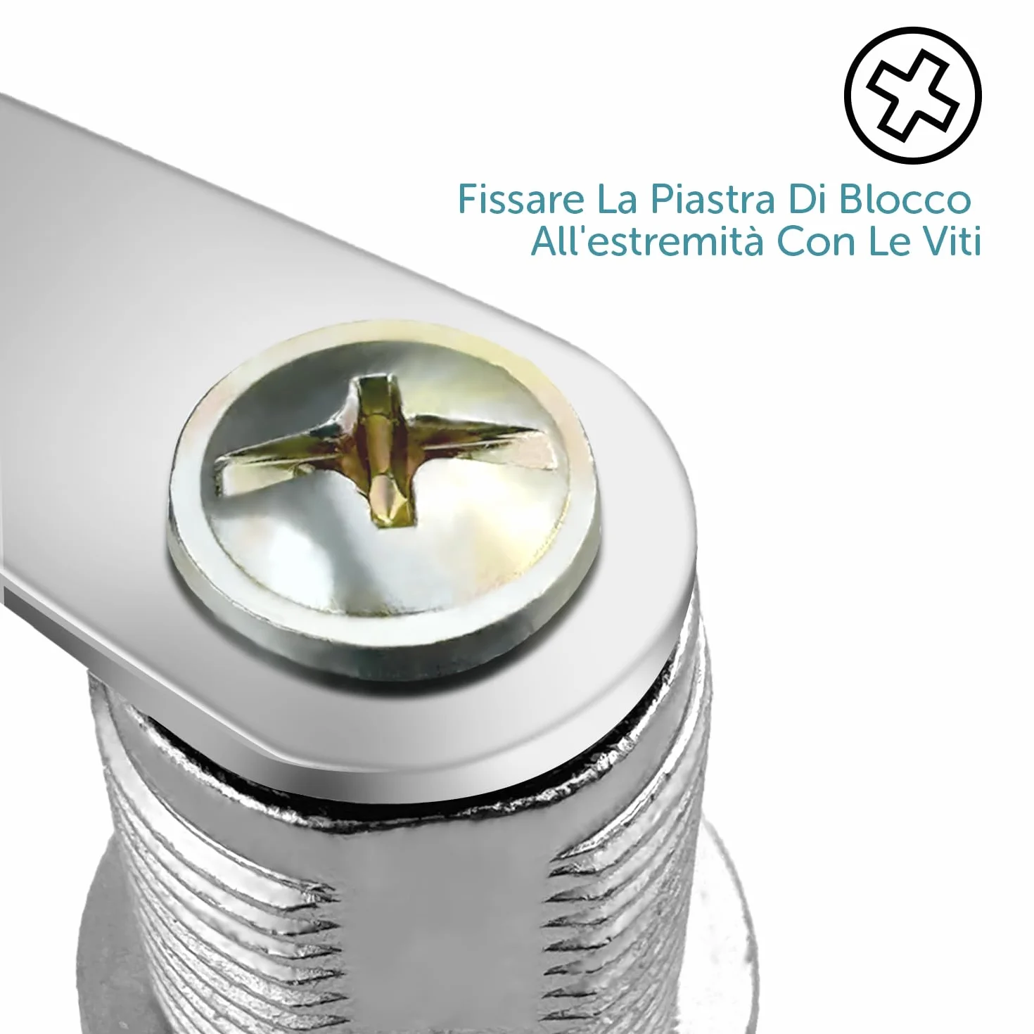 Shinfly 16 mm Serratura per Cassetta Postale delle Lettere con 5 Diverse Piastre, Mandrino e Leva per Mobili