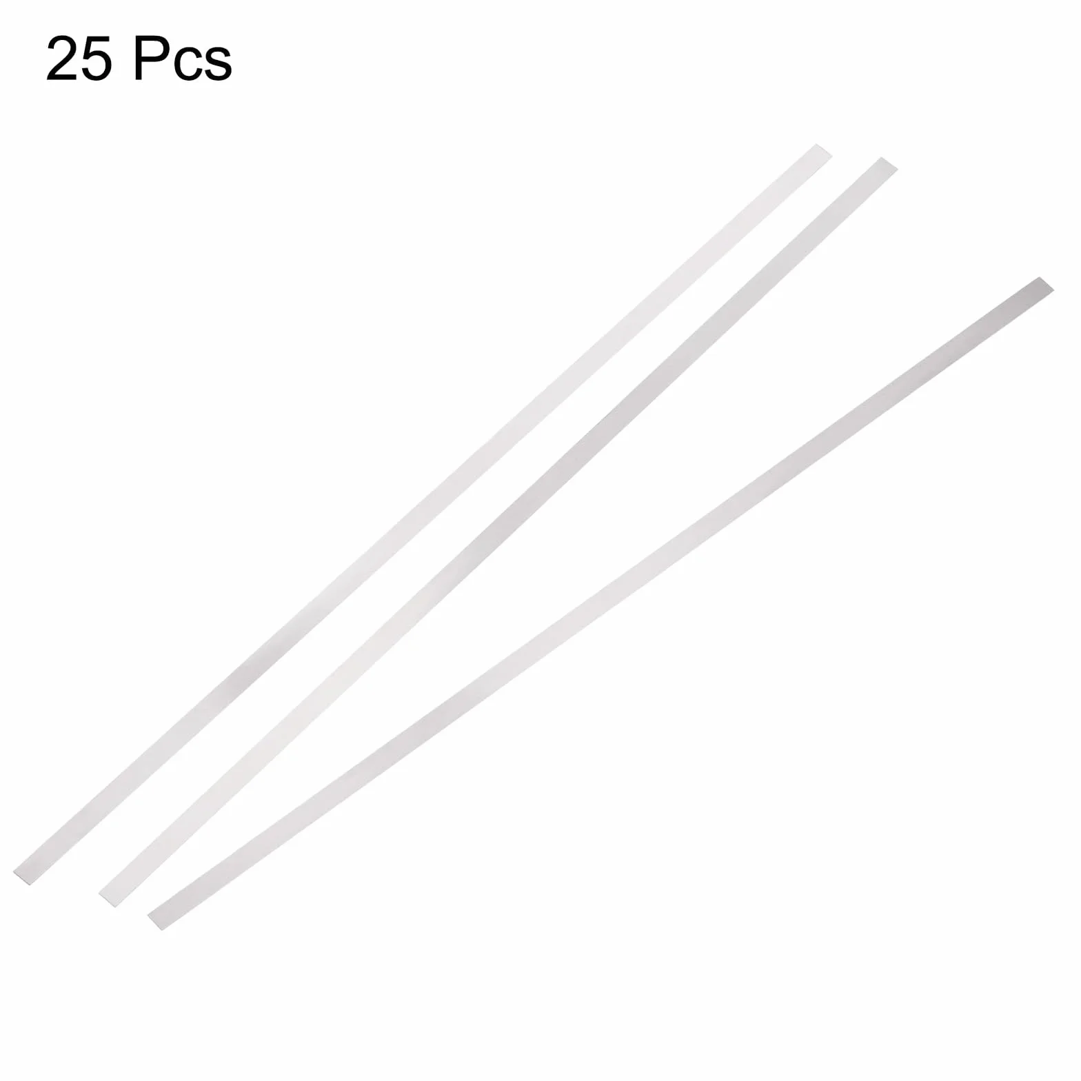 QUARKZMAN Nastro di Nichel Puro 0.1mm x 2mm x 100mm Linguetta per Saldatura Batteria 25 Pezzi