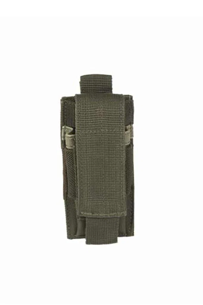 Miltec - Porta-caricatore 9 mm, semplice, nero