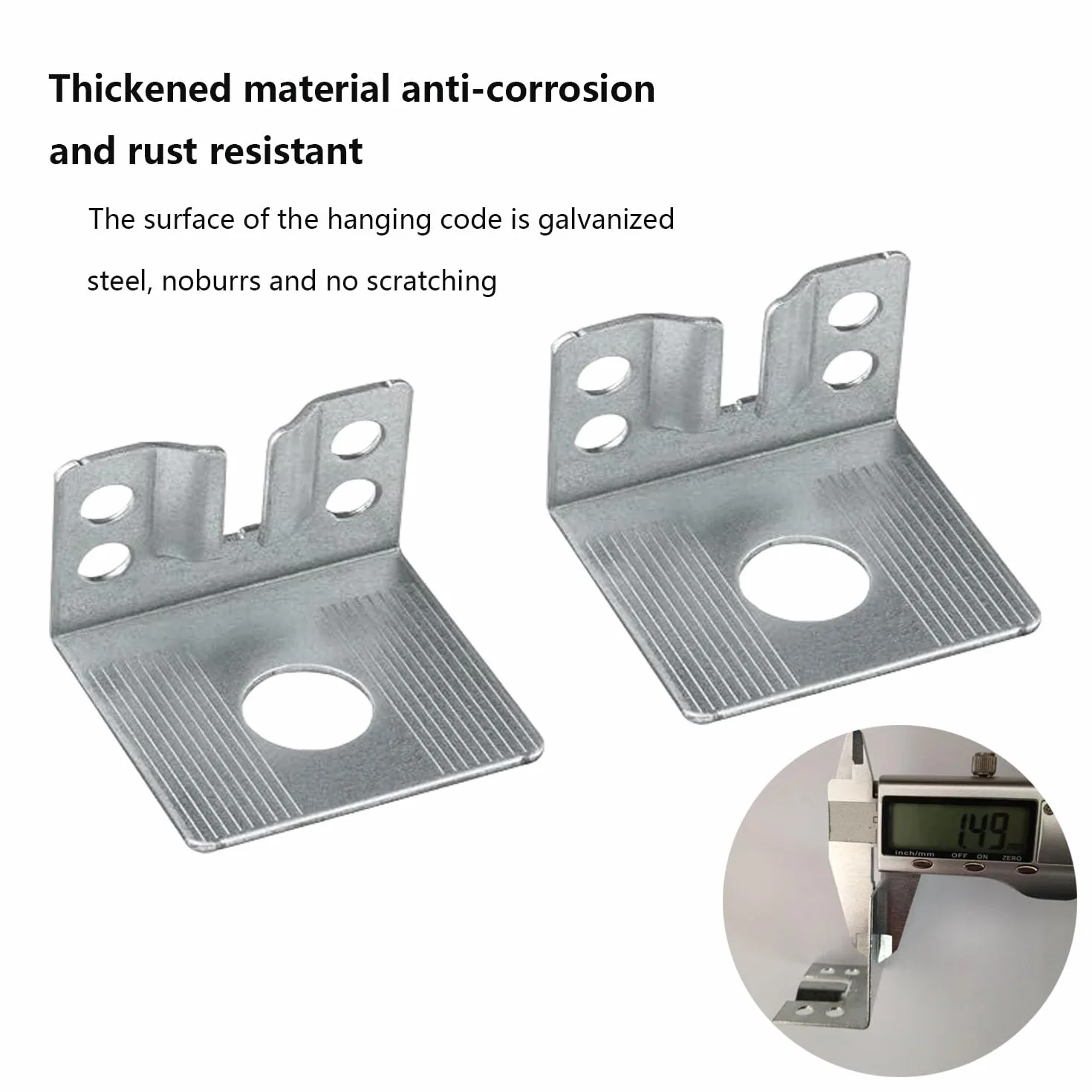 Staffe di Fissaggio per Superiore da Cucina 8 PCS Raccordo per Sospensione a Parete 5 x 4.6 x 3.5 cm Supporto per Armadi e Pensili Tappo di Copertura Attaccaglie per Pensili Adatto Armadi e Mobili