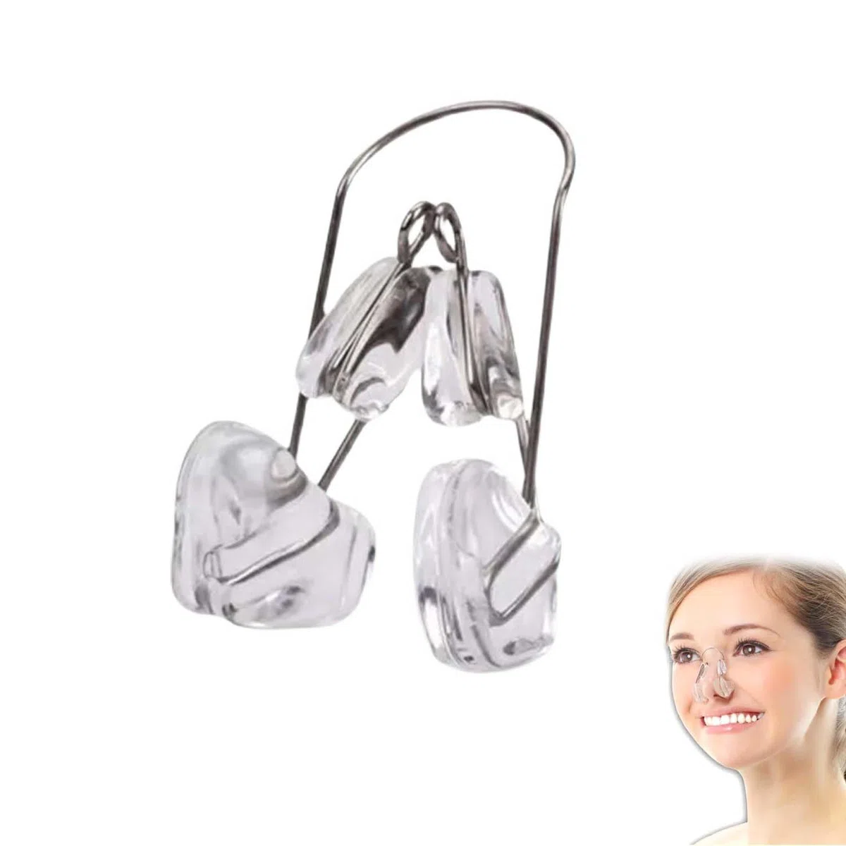 1 Pezzo Clip per Rinoplastica, Clip Rinoplastica in Silicone, Clip per Sollevamento Piastra per il Naso, Clip per Piastra Naso Larga, Adatta per Naso Largo, Donne, Uomini E Ragazze