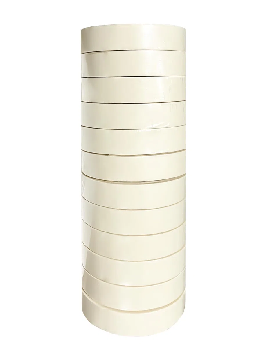 Nastro di carta gommata per mascheratura, verniciatura,disegno, 50m x 25mm, Torre da 12 rotoli (1Torre)