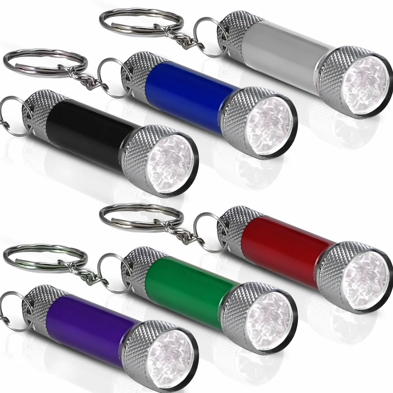 GODLGE 12 Mini Torce LED Portachiavi Bambini, Torce Elettrica Portatile Campeggio Escursioni Caccia Zaino In Spalla Pesca Gadget Compleanno Bambini