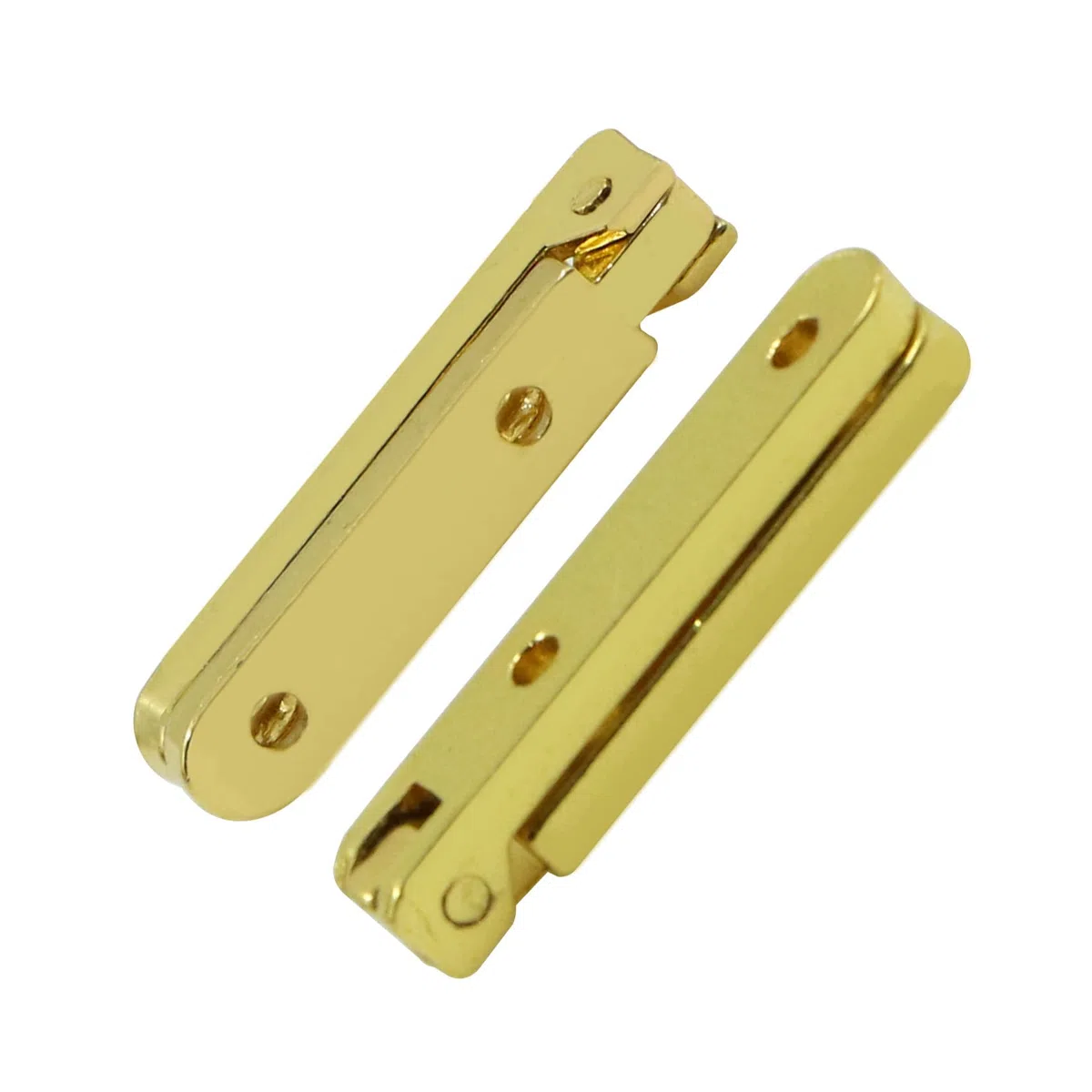 Cerniere Testa In Acciaio Inox - Mini Piccole Finestra Armadio Connettori Della Porta Barile D'ottone Nascosto Mobilia Scatola Di Gioielli Diy Regalo Legno Miniatura D'oro, 20 Pezzi 30 * 30mm