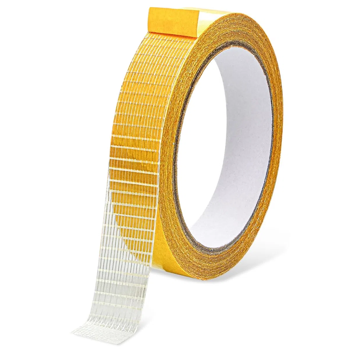 Nastro Biadesivo in Tessuto, 20 mm x 10 m Multifunzionale Nastro Biadesivo in Fibra di Rete Adesiva per Moquette, Double-Sided Cloth Tape, per Tappeti, Pantaloni, Vestiti, Tende