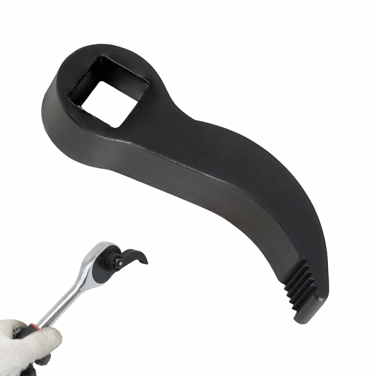 Strumento Adattatore Piede Di Porco, Adattatore Crowbar, Testa Di Porco, Strumenti per Cricchetti da 1/2 Pollici, Teste a Cricchetto, Drop Pry Bar Crowbar Tools per Spazi Ristretti