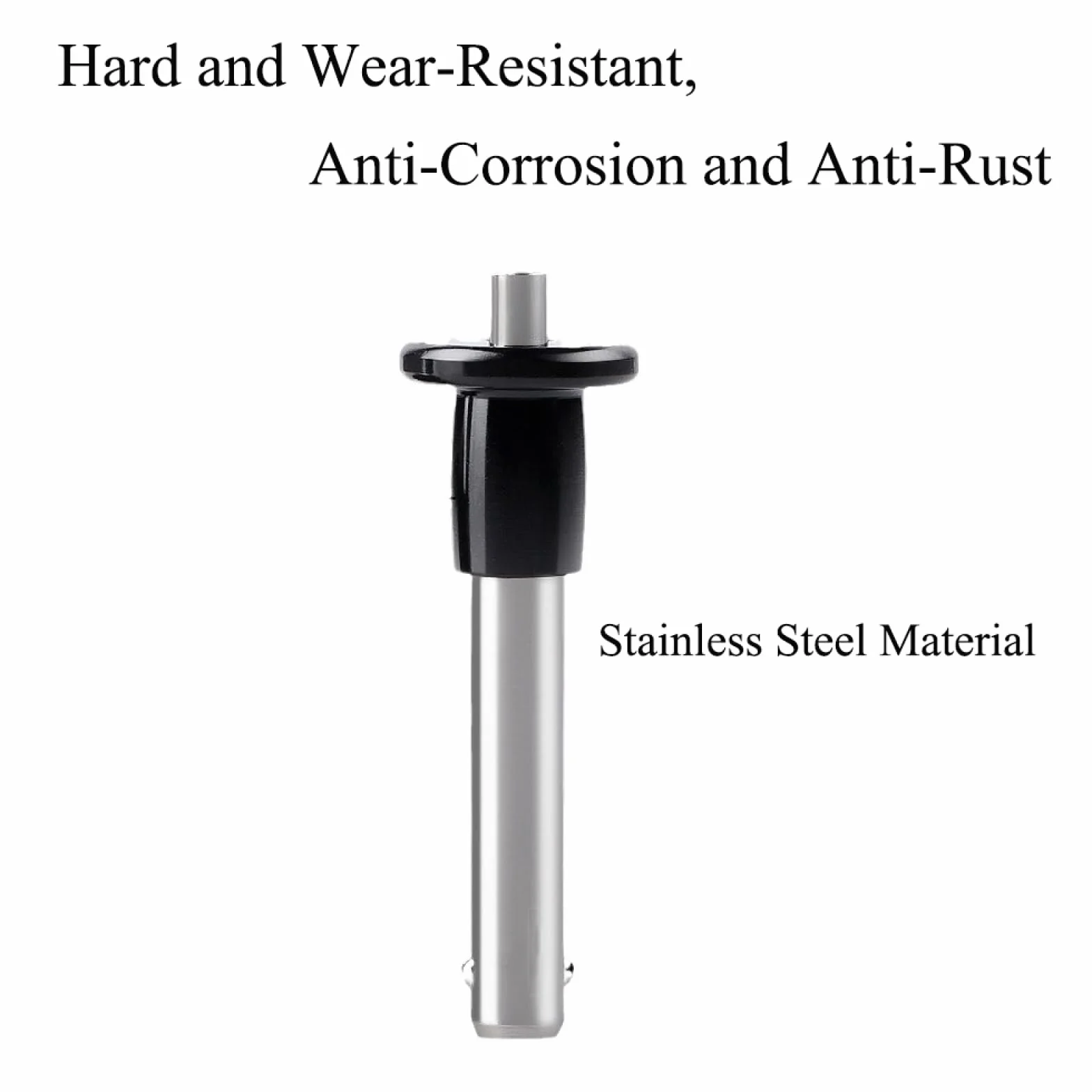 Perno di bloccaggio a sfera con filo, perno a sgancio rapido in acciaio inox per dispositivi di automazione, audio palcoscenico, ricambi auto (Φ10 x 41)