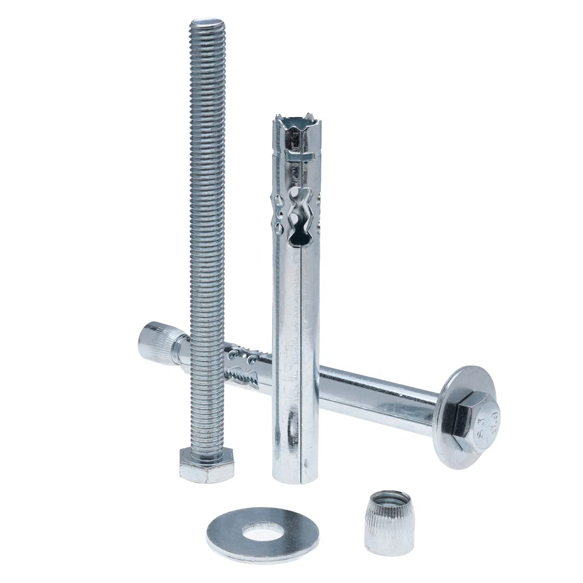Bulloni a Vite di Espansione in Acciaio 12 mm x 70 mm Ancoraggio a Manicotto in Metallo con Testa Esagonale per Fissaggio di Espansione Metalliche Pesanti per Cartongesso Calcestruzzo e Pietra 2 pcs