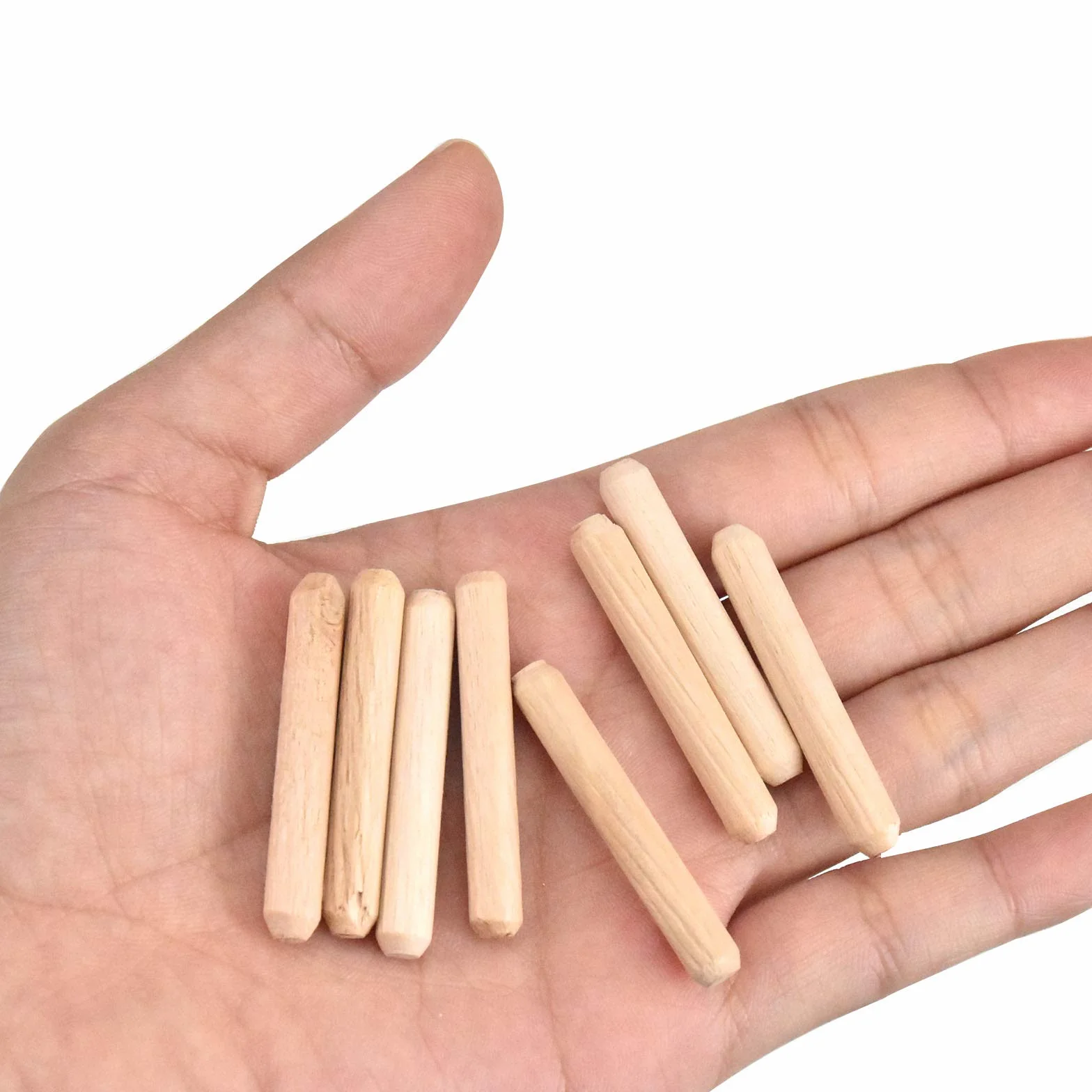 Tasselli in legno di faggio – Spina invisibile per mobili e falegnami fai da te – 6 mm x 40 mm