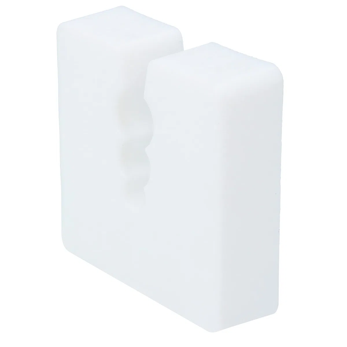 Instalguru Distanziatore in plastica 15mm Set distanziatori da 50 pezzi bianco | Profili di base rotaie di base pezzo di compensazione distanziatore per tasselli universali con 3 distanziali in PE