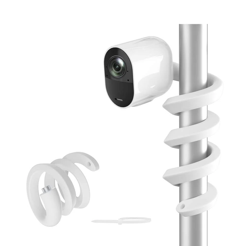 HOLACA Flessibile Twist Mount for Arlo Pro 3 Arlo Pro 2 Arlo Pro, Arlo Pro 3 and Arlo Pro Indoor Camera (1 pacchetto bianco)