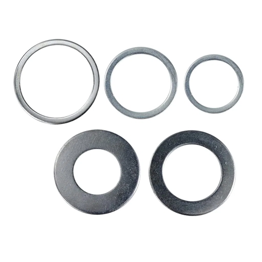 Anelli di riduzione per Sega Circolare Anello di conversione per Disco da Taglio in Acciaio Inossidabile ad Alta velocità Strumenti per la Lavorazione del Legno 5 Pezzi in Acciaio