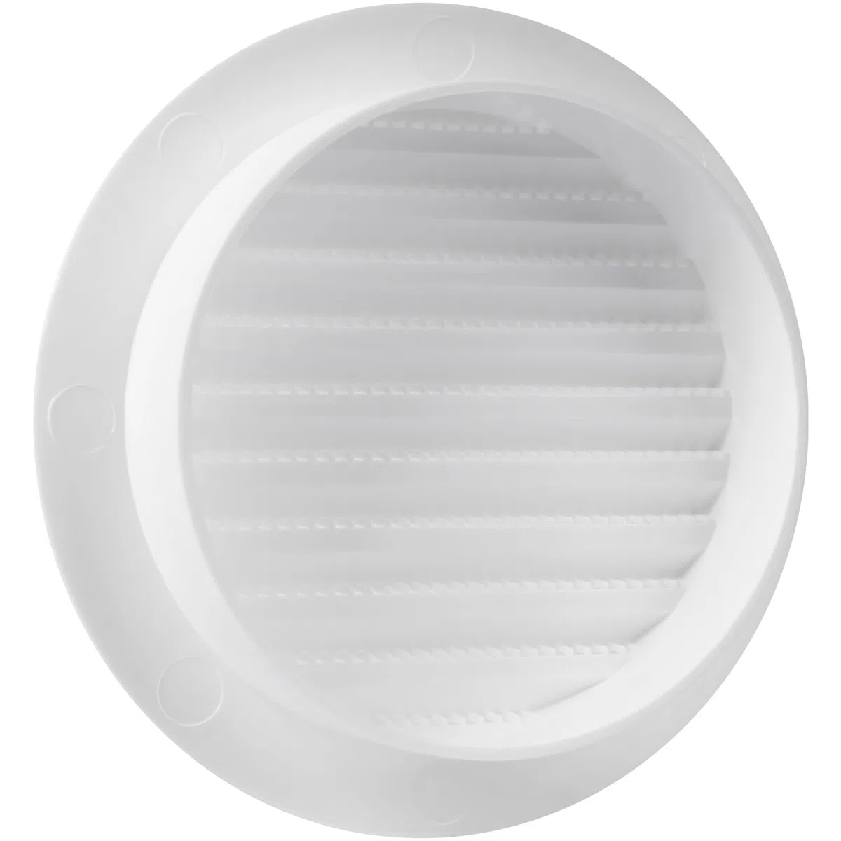 Vent Systems Copertura per sfiato a soffitto bianca da 10 cm – Feritoia rotonda per sfiato – Copertura per griglia – Zanzariera integrata – prese d'aria HVAC per bagno, casa, ufficio, cucina