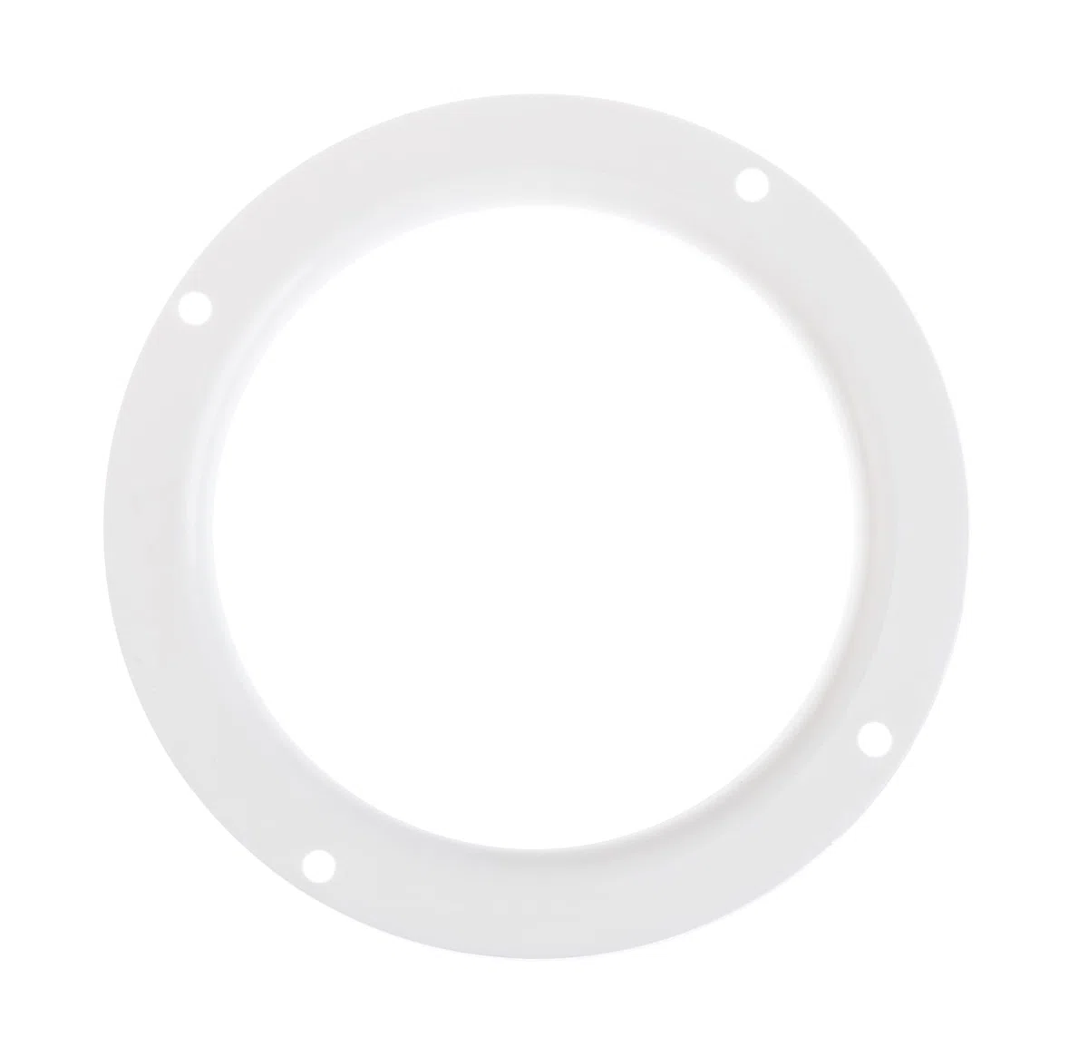 Steinberg14 Flangia da parete Ø 100 mm, colletto in vita, montaggio tubo rotondo in PVC, connettore per tubo di ventilazione