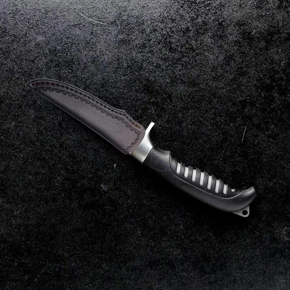 Coltello Dritto Fodero in Pelle di Vacchetta Copri Coltello in Pelle di Mucca Fodero per Coltello Portatile Protezioni per Guaina per Coltelli in Pelle Impermeabile
