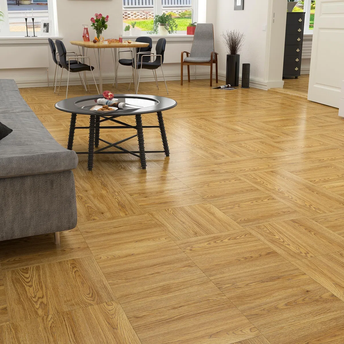 Decotalk Pavimento Adesivo Per Interni Lavabile Effetto Legno 30x30cm 3 Pezzi 0,27m² Piastrelle Adesive Pavimento BagnoRivestimento Parete Legno Pavimentazione Autoadesiva Rivestimento Per Interni