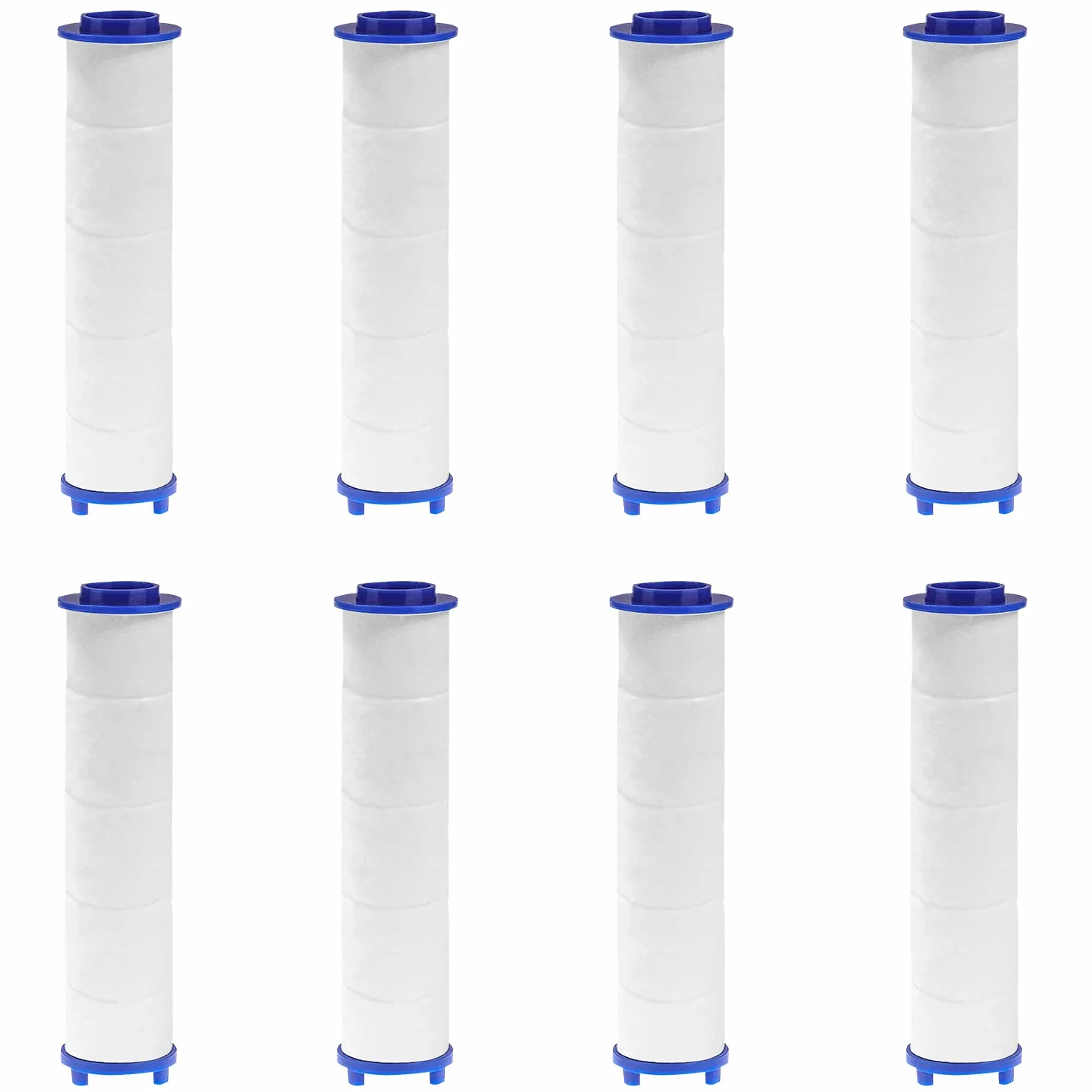 8 Pezzi Filtro Doccia in Cotone PP Filtro per Doccetta Doccia Anticalcare Sostituibile Cotone Filtro Doccia a Risparmio Energetico per la Rimozione Della Cartuccia dei Sedimenti（8 x 2.5cm）