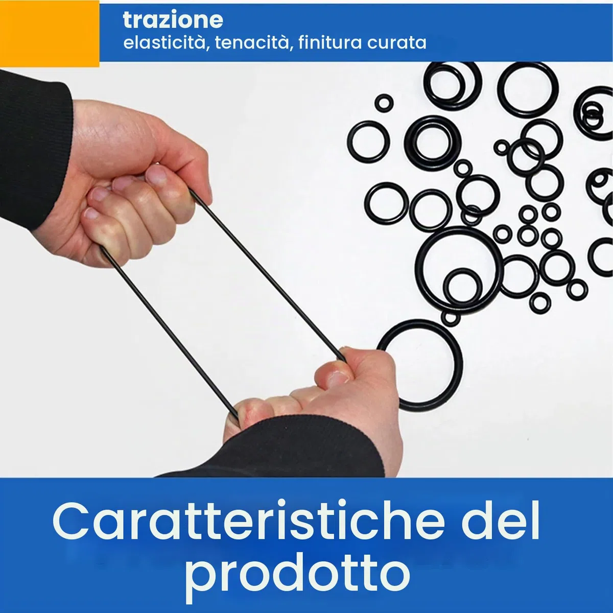 250 Pezzi Rondelle in Gomma di 15 Misure, Gommino Elettrico Guarnizioni Anello Set, Rondella O-ring per Rubinetti da Cucina Impianti Idraulici