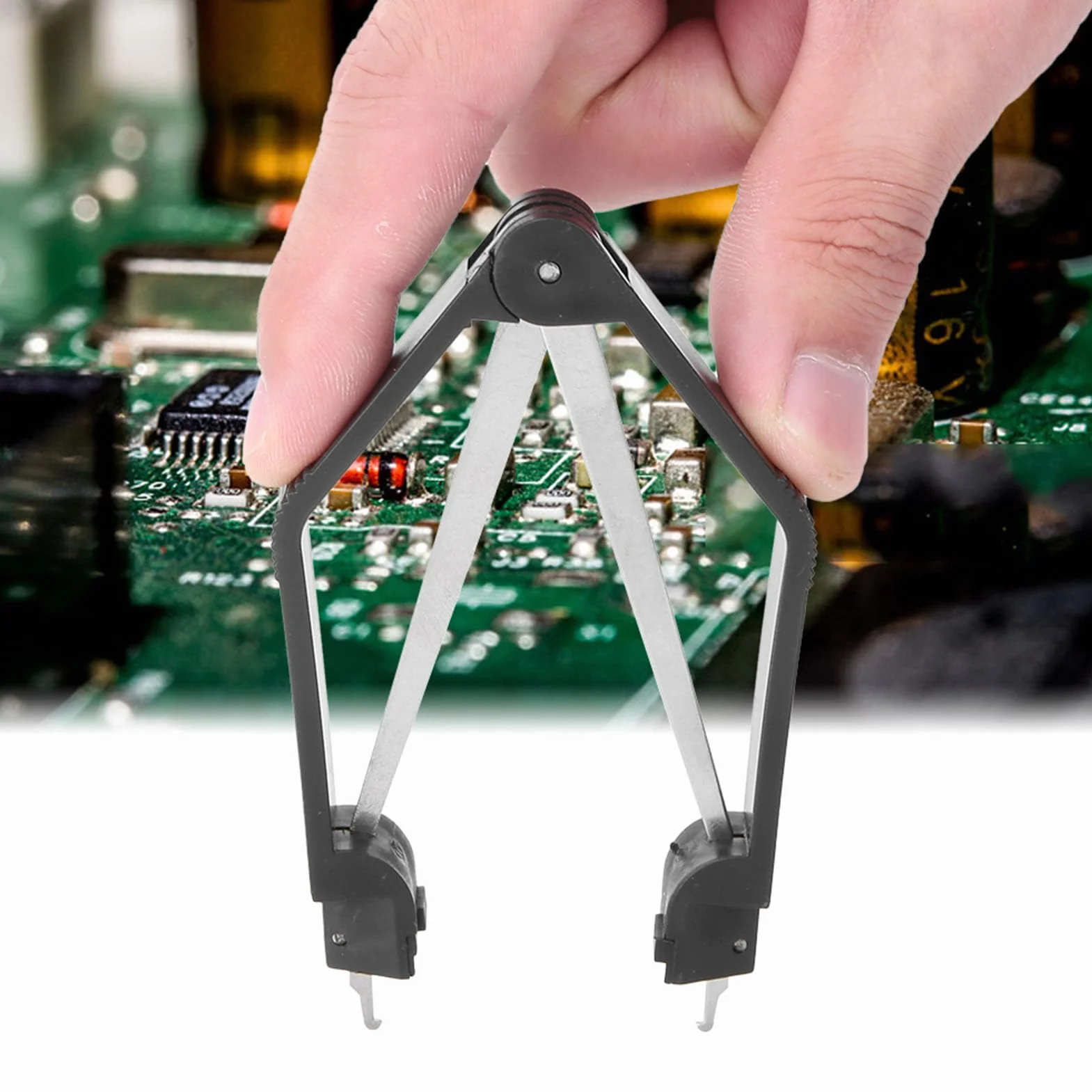 Grabber 105Mm Estrattore per Componenti Elettronici e Chip IC per Scheda Madre in Acciaio Inossidabile per Strumento di Riparazione